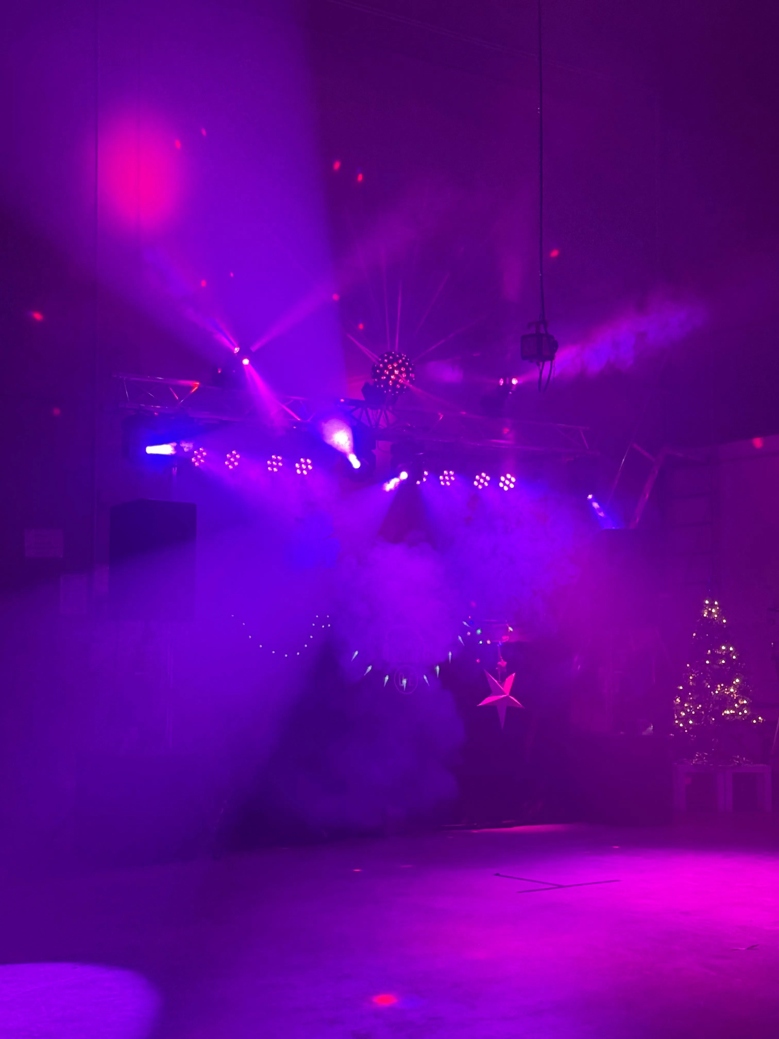 DJ Lichtshow bei einer Veranstaltung von Stimbergsound O-E